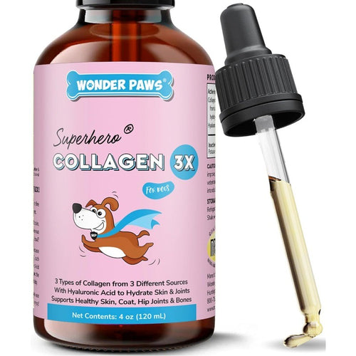 Liquid Collagen for Dogs with Hyaluronic Acid for Skin, Coat & Joint Health