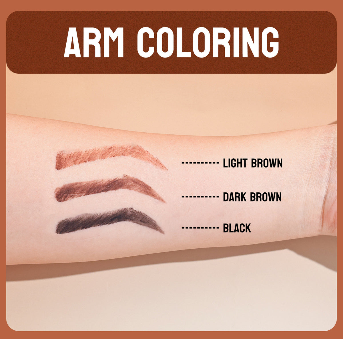 2-Tone 3D Brow Gel Eyebrow Mascara Natural Gradient Waterproof Smudge-Proof