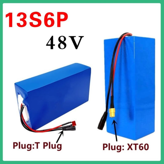 48V 20Ah 13S6P High-Power Li-ion Battery Pack 20A for E-Bike Motorcycle