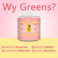 Sinpuyle Super Greens Powder Tasting Daily Supplement-Miami Vice Flavor-9oz-255g