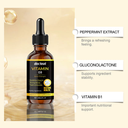 Docteat Joint Comfort Drops - Leg & Body Support Liquid Formula