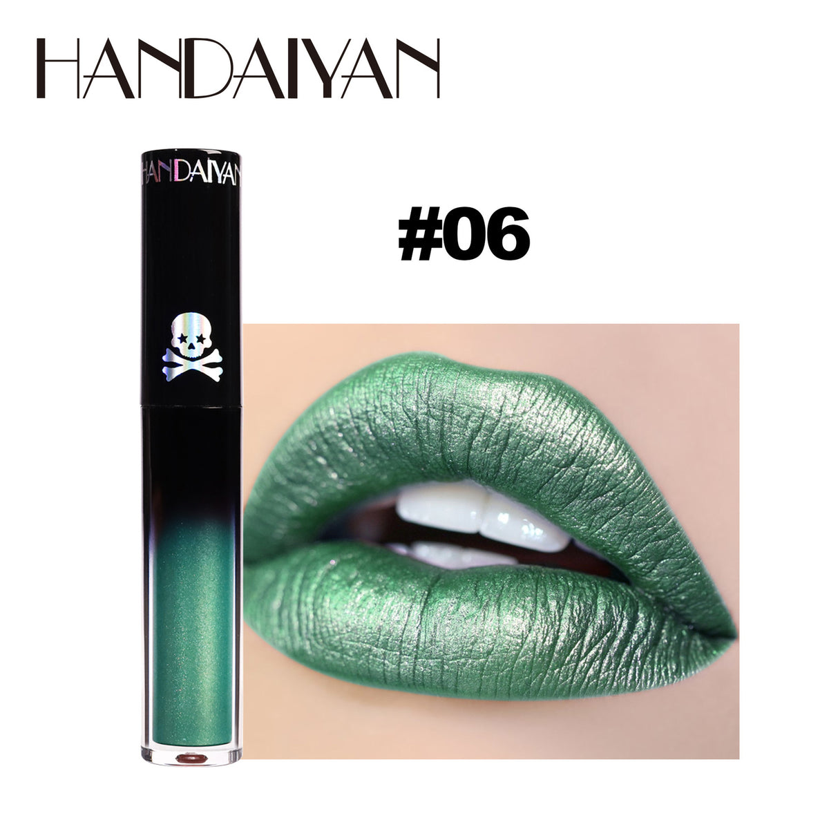 Gothic Lip Gloss Halloween Dark Matte Lip Glaze Vampire Stain Black Purple Green