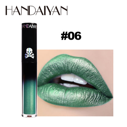 Gothic Lip Gloss Halloween Dark Matte Lip Glaze Vampire Stain Black Purple Green