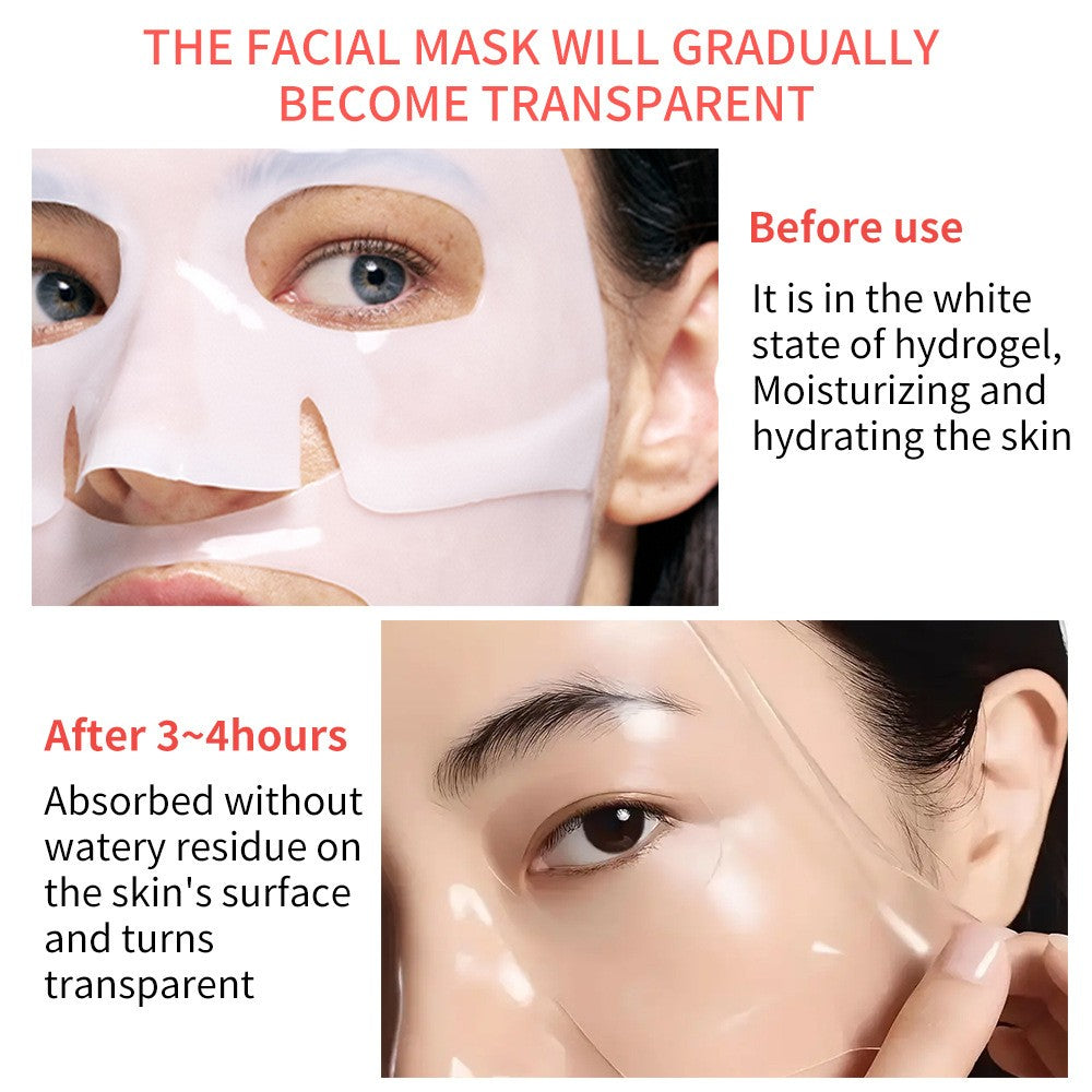 4pcs Collagen Gel Mask Set - Hydrating, Pore Minimizing, Split Design Skin Masks
