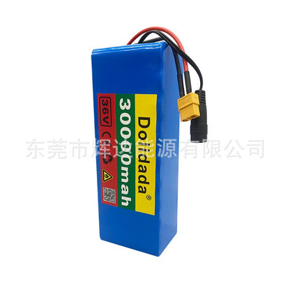 36V 30Ah 10S3P Rechargeable Li-ion Battery Pack with BMS for E-Scooter