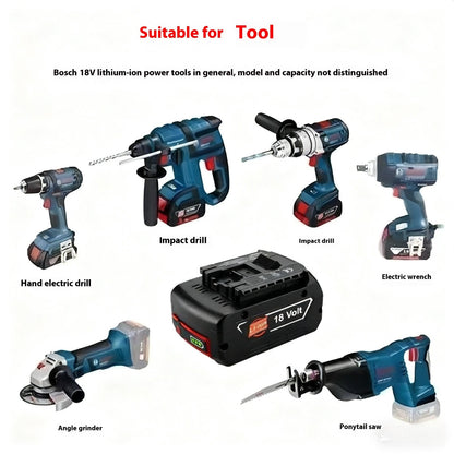 Bosch 18V 4.0Ah 5.0Ah 6.0Ah Li-ion Battery for Power Drill Tools Equipmen