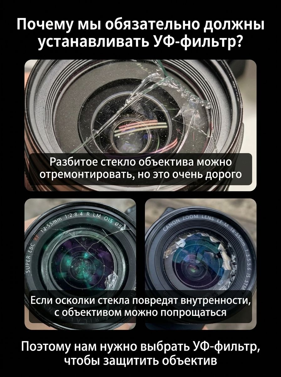CPL-фильтр 40.5-52 мм, сверхтонкий из оптического стекла, многослойное просветление, для объективов фотоаппаратов