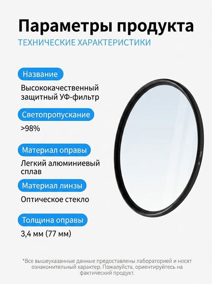 CPL-фильтр 40.5-52 мм, сверхтонкий из оптического стекла, многослойное просветление, для объективов фотоаппаратов