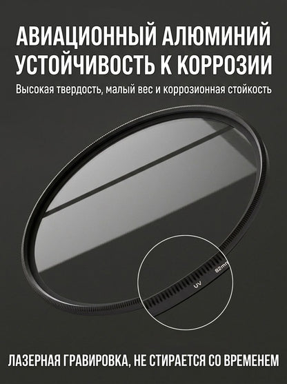 CPL-фильтр 40.5-52 мм, сверхтонкий из оптического стекла, многослойное просветление, для объективов фотоаппаратов