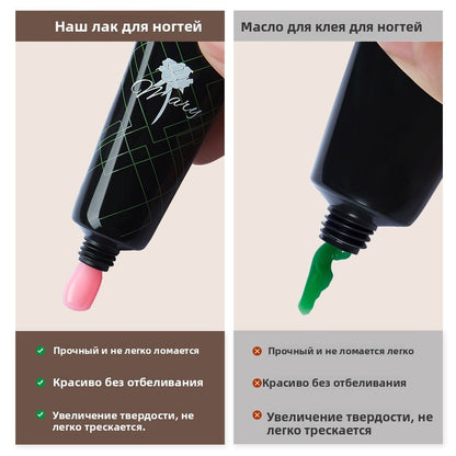 Гель для наращивания ногтей Rosemary Beauty полигель цветной для моделирования, 15 г