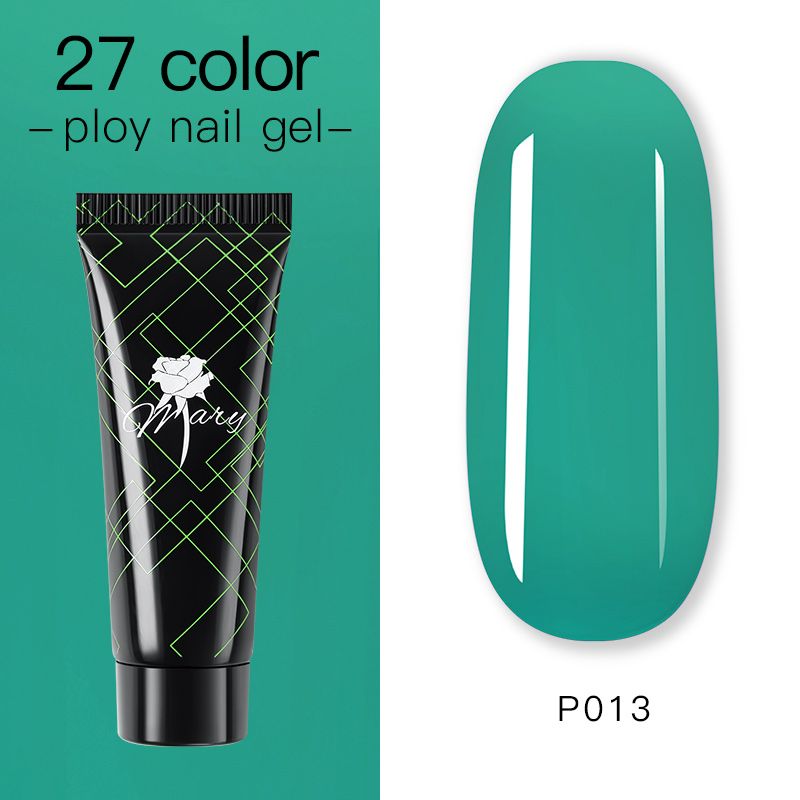 Гель для наращивания ногтей Rosemary Beauty полигель цветной для моделирования, 15 г