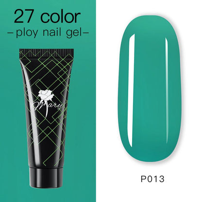 Гель для наращивания ногтей Rosemary Beauty полигель цветной для моделирования, 15 г