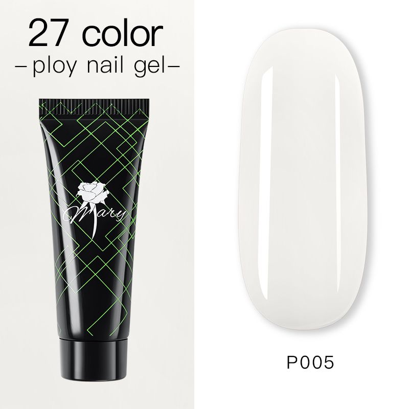 Гель для наращивания ногтей Rosemary Beauty полигель цветной для моделирования, 15 г