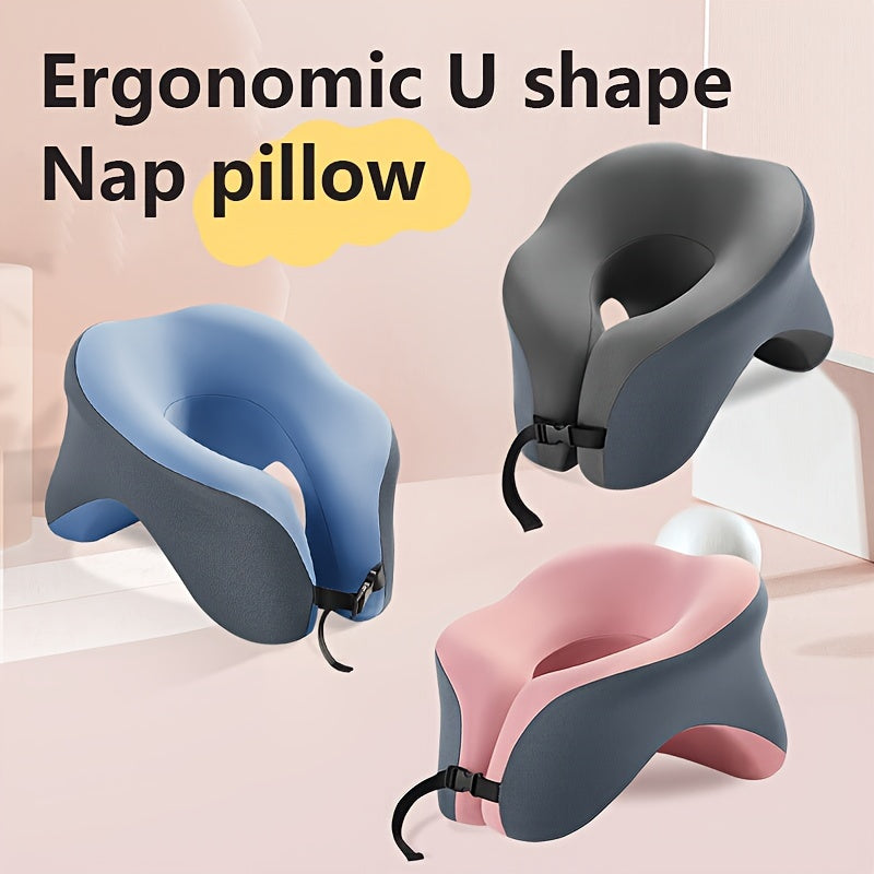 "Ergonomic U-Shaped Nap Pillow