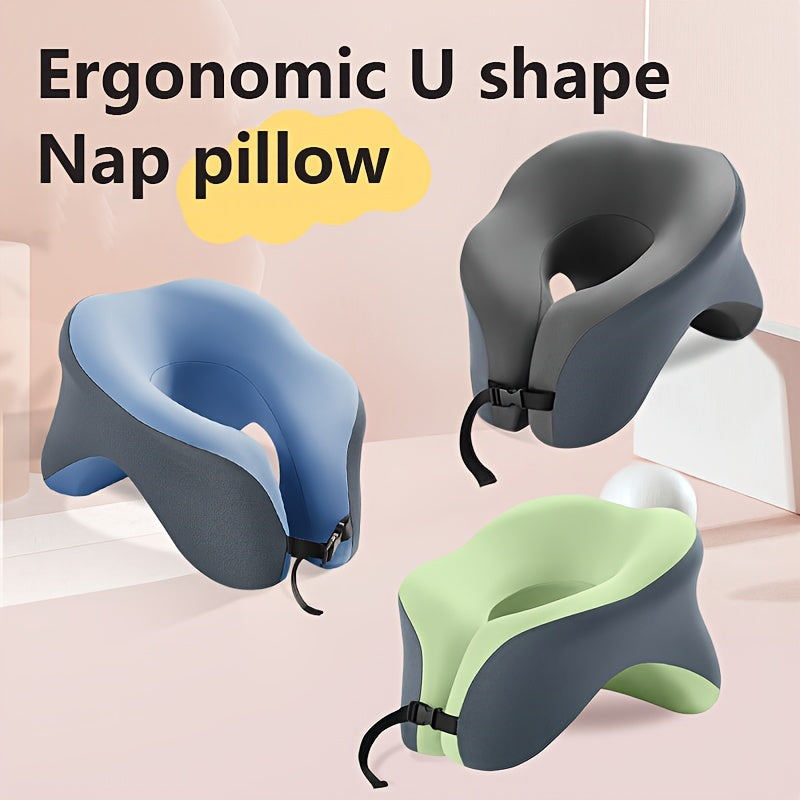 "Ergonomic U-Shaped Nap Pillow