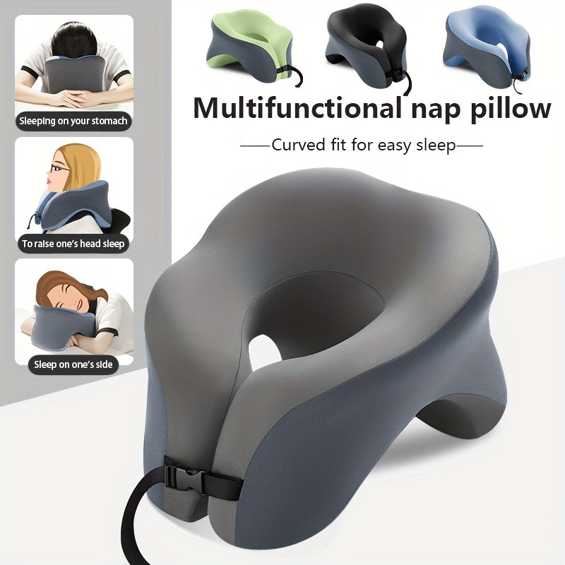 "Ergonomic U-Shaped Nap Pillow