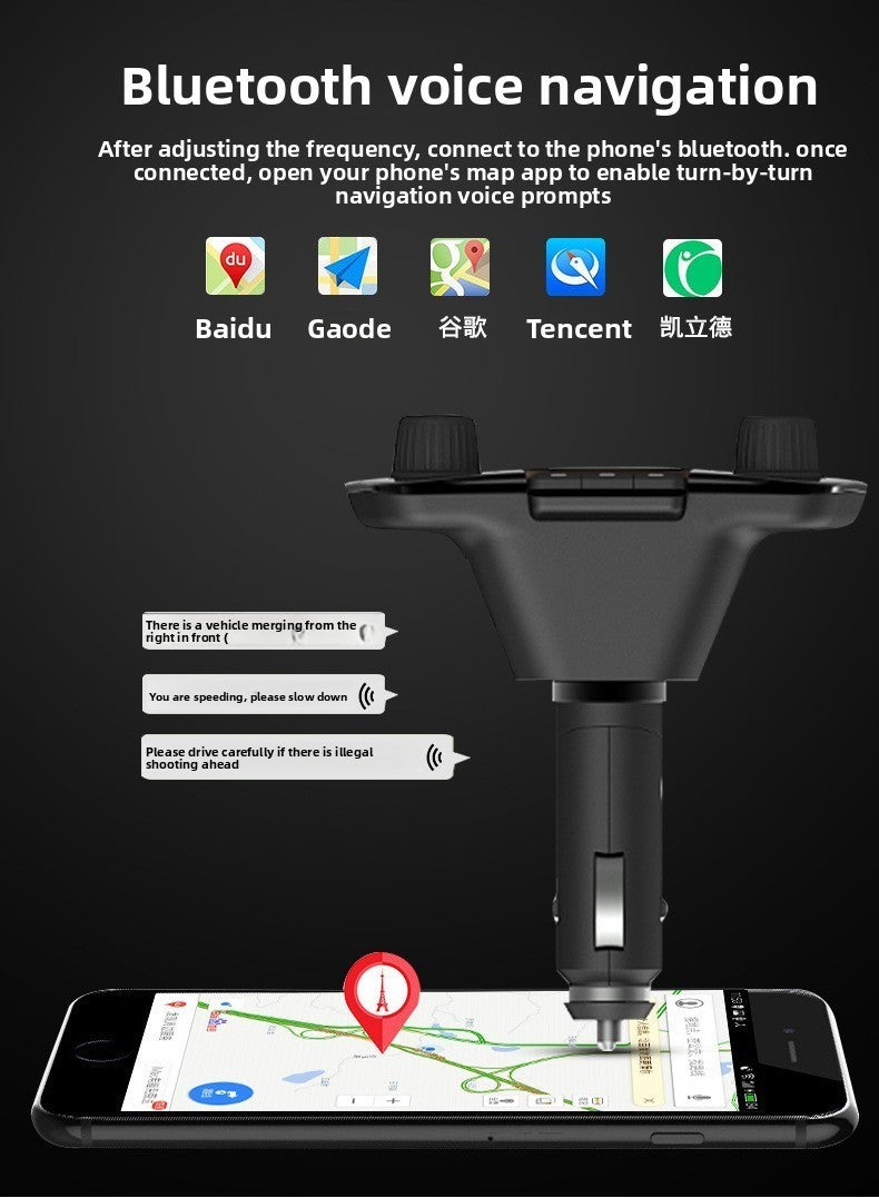 BT06 Bluetooth Car FM Transmitter MP3 Player QC3.0 Fast Charging Handsfree