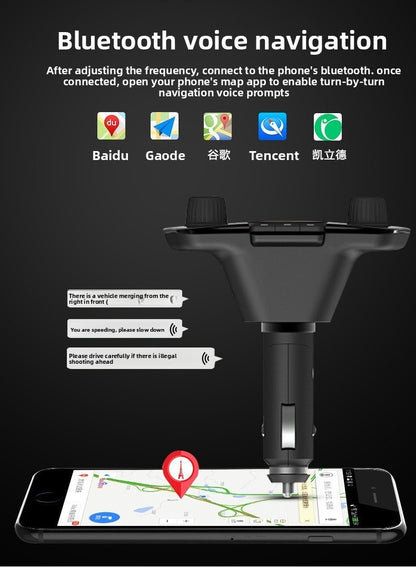 BT06 Bluetooth Car FM Transmitter MP3 Player QC3.0 Fast Charging Handsfree