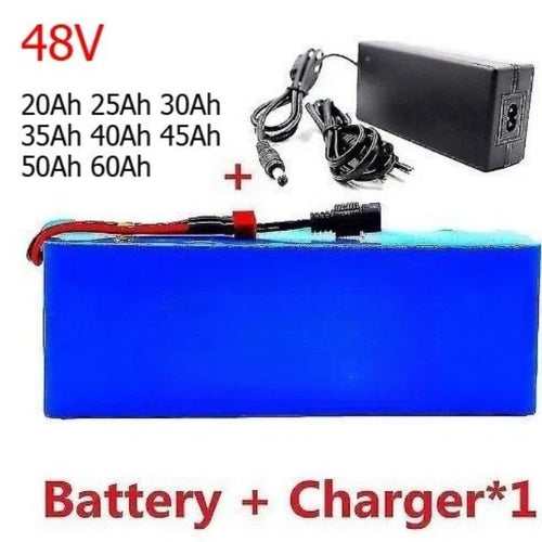 48V 35Ah 13S5P Rechargeable Li-ion Battery Pack with BMS for E-Bike Motorcycle