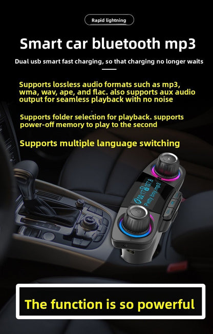 BT06 Bluetooth Car FM Transmitter MP3 Player QC3.0 Fast Charging Handsfree
