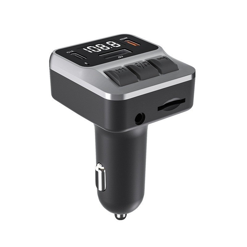 C65 Bluetooth Speakerphone FM Transmitter Fast Charging Visor Clip Mount