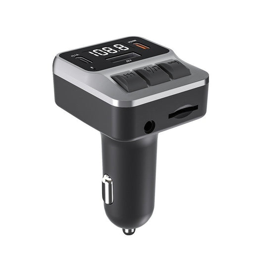 C65 Bluetooth Speakerphone FM Transmitter Fast Charging Visor Clip Mount