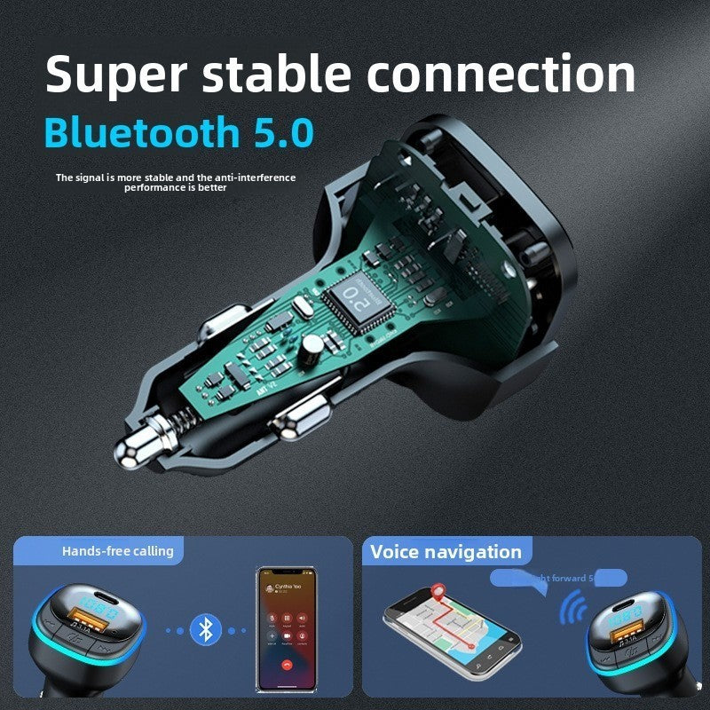 Car Bluetooth Charger MP3 Player FM Transmitter Dual USB Adapter