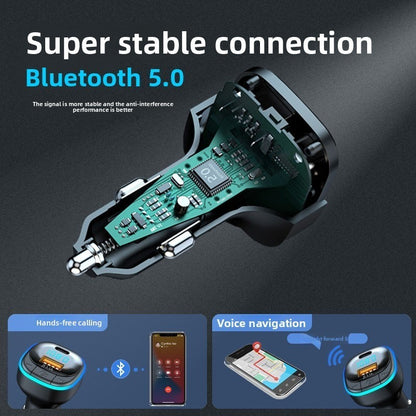 Car Bluetooth Charger MP3 Player FM Transmitter Dual USB Adapter