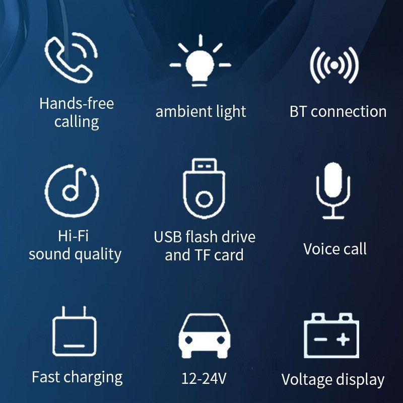C32 Bluetooth Car FM Transmitter MP3 Player TF Card Slot Car Charger