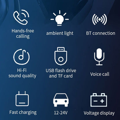 C32 Bluetooth Car FM Transmitter MP3 Player TF Card Slot Car Charger