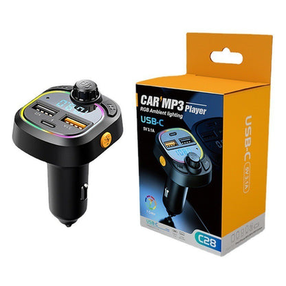 Bluetooth Car MP3 Player FM Transmitter with Dual USB Fast Charger