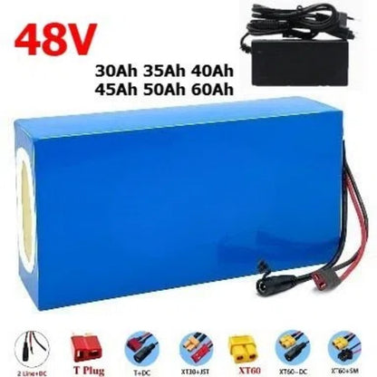 48V 30Ah 13S4P Li-ion Rechargeable Battery Pack with BMS for E-Scooter