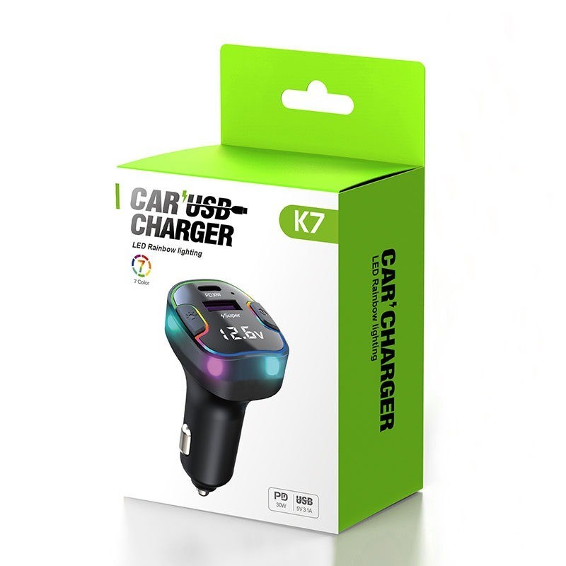 Super Fast Car Charger 30W PD USB-C Fast Charging For iPhone Phone