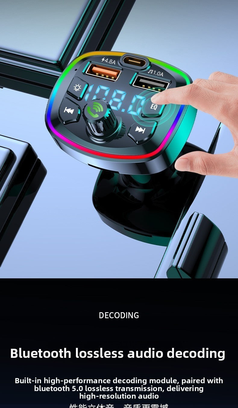 Bluetooth FM Transmitter Car Kit MP3 Player Handsfree PD Fast Charger USB Drive