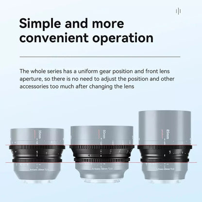 7Artisans 35mm T2.0 Full Frame Cinema Lens for Sony E Nikon Z L mount