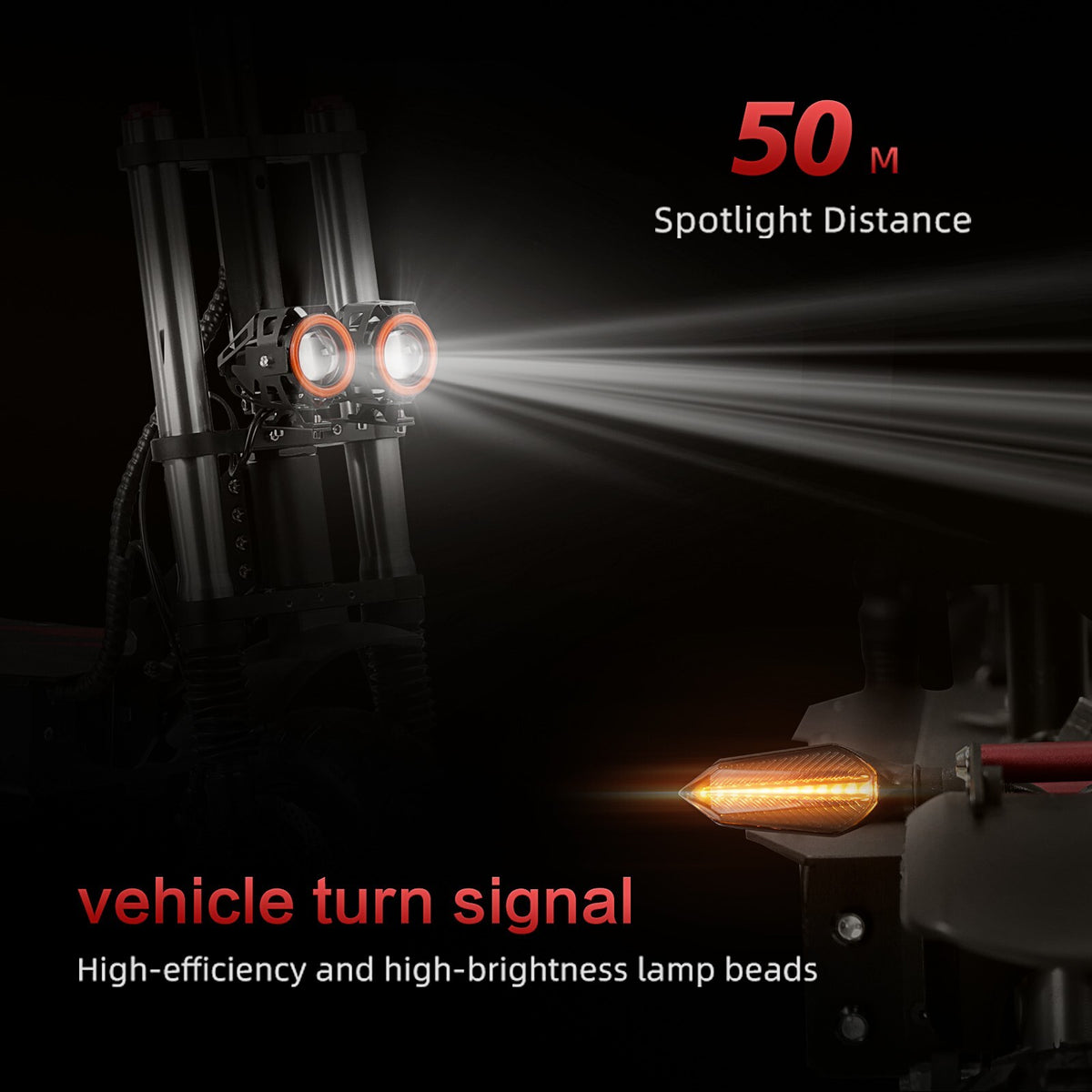 Off-road Electric Scooter Adult with Seat Dual Motor 60V 6000W 85km/h E Scooter