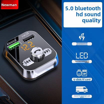 s12 Cigarette Lighter Bluetooth Car MP3 Player FM Transmitter USB Flash Drive US