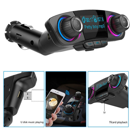 BT06 Bluetooth Car FM Transmitter MP3 Player QC3.0 Fast Charging Handsfree