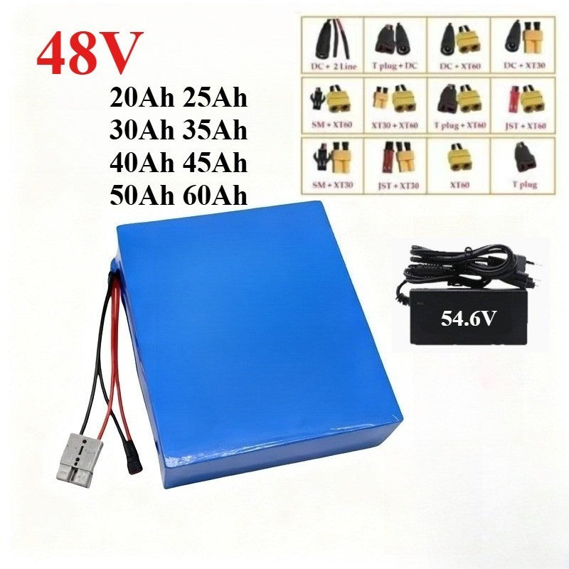48V 20Ah 13S2P Li-ion Battery Pack with BMS for High-Capacity Electric Scooter