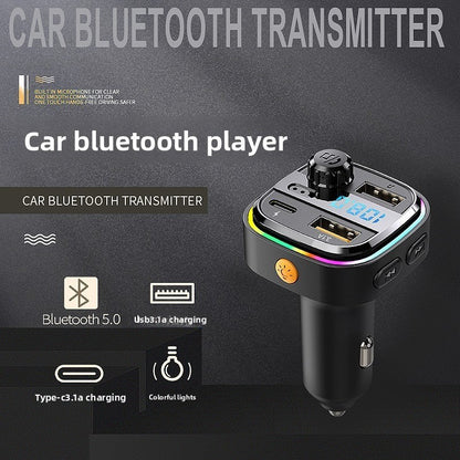 Bluetooth Car MP3 Player FM Transmitter with Dual USB Fast Charging Port