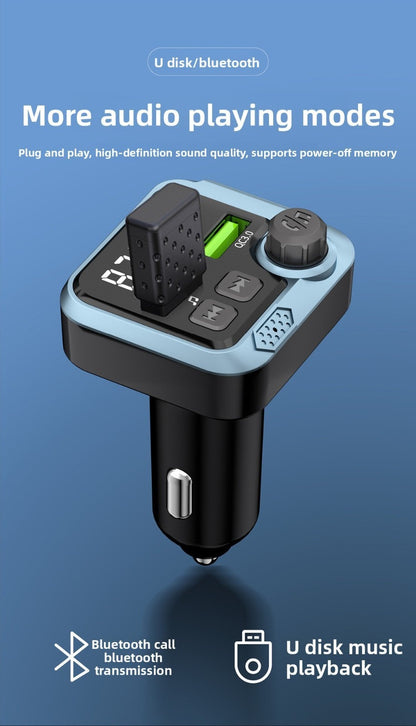 Handsfree Bluetooth Car FM Transmitter MP3 Player PD 30W Fast Charger