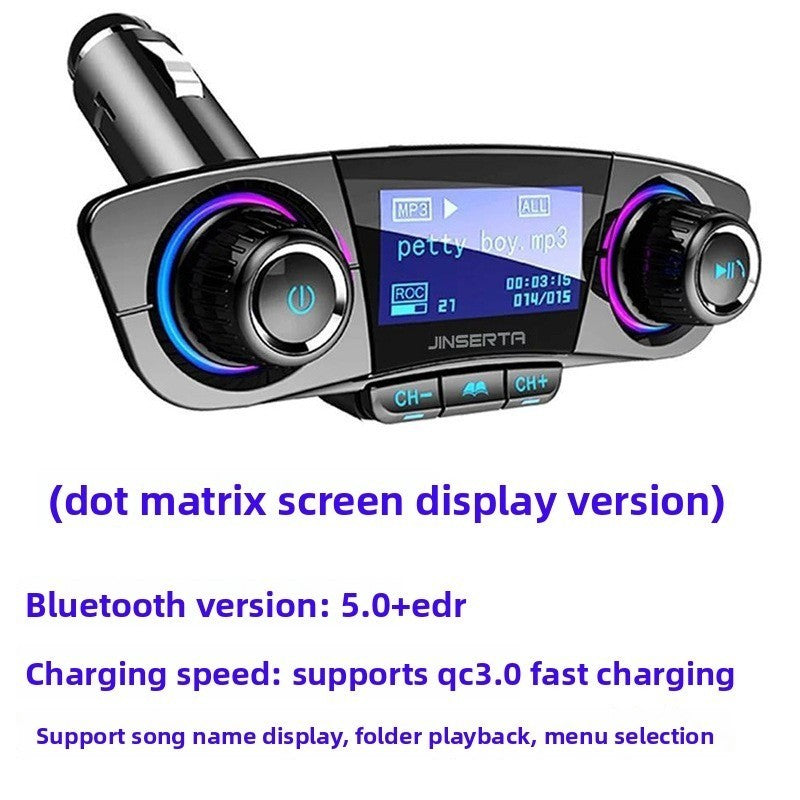 BT06 Bluetooth Car FM Transmitter MP3 Player QC3.0 Fast Charging Handsfree