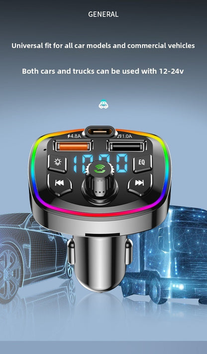 Bluetooth FM Transmitter Car Kit MP3 Player Handsfree PD Fast Charger USB Drive