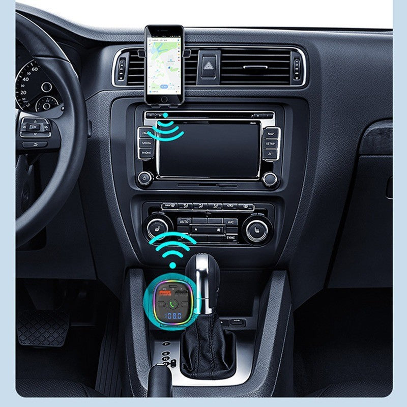 C32 Bluetooth Car FM Transmitter MP3 Player TF Card Slot Car Charger