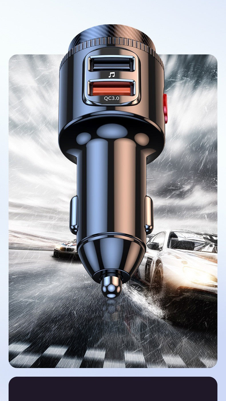 T23 PD Fast Charger Bluetooth FM Transmitter MP3 Player Cigarette Lighter Plug