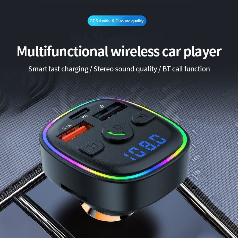 C32 Bluetooth Car FM Transmitter MP3 Player TF Card Slot Car Charger