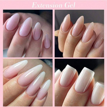 15ml Nude Quick Extension Poly Nail Gel Soak Off Nail Art Gel Acrylic Gel Polish
