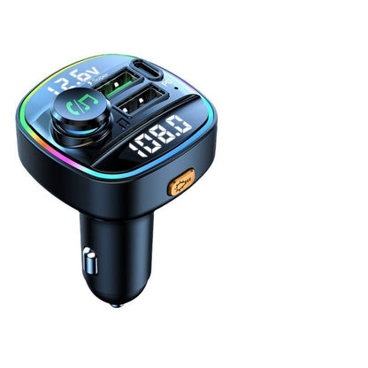 Bluetooth Car Receiver MP3 Player Dual Display Voltage PD Fast Charger