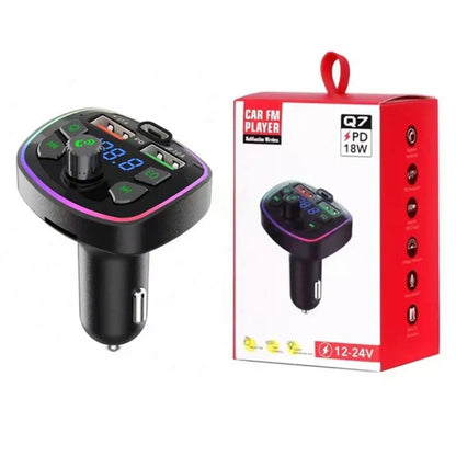 Bluetooth FM Transmitter Car Kit MP3 Player Handsfree PD Fast Charger USB Drive