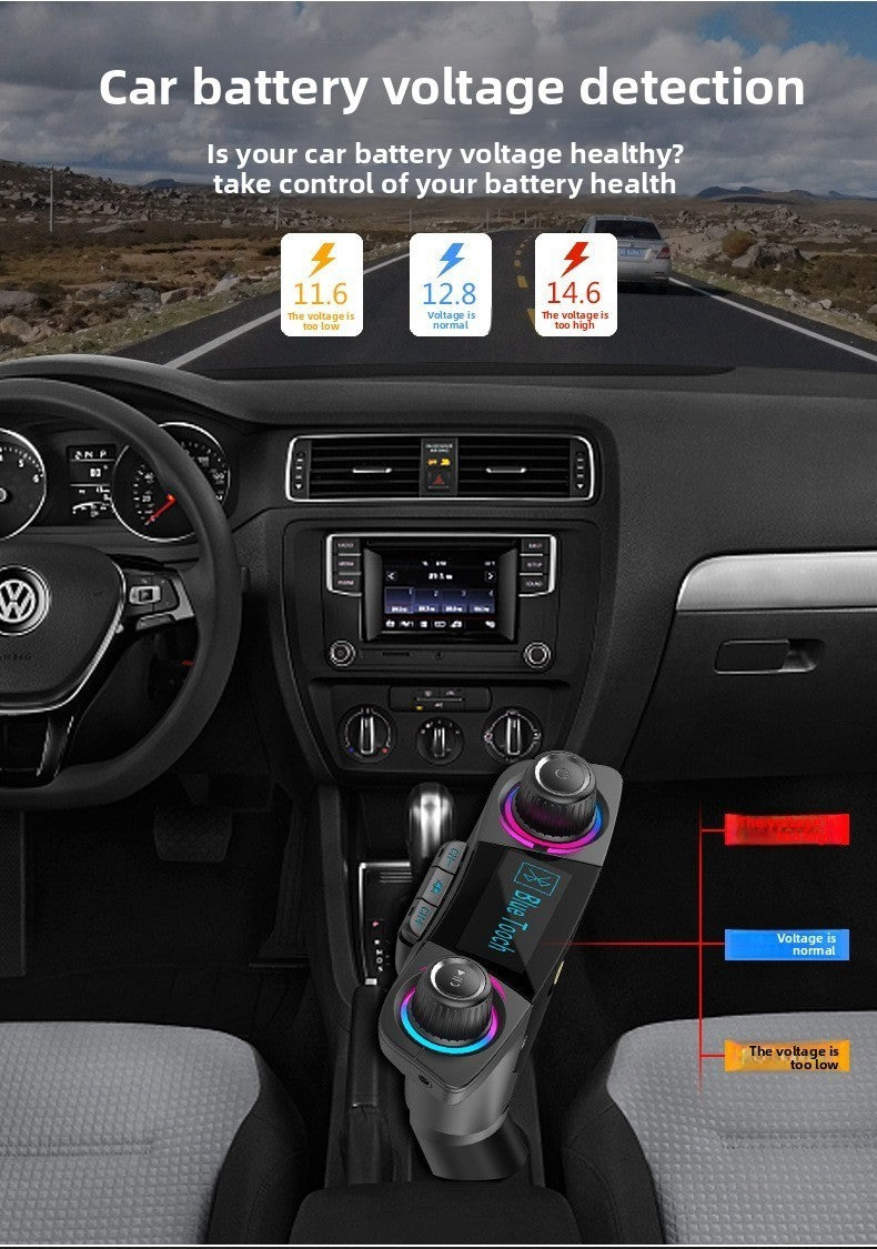 BT06 Bluetooth Car FM Transmitter MP3 Player QC3.0 Fast Charging Handsfree